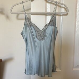 Fleur du mal top in powder blue XS